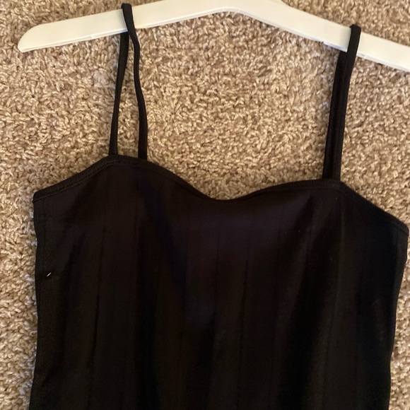 NWT black tank dress. Size medium. - Picture 9 of 10